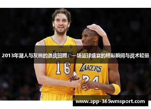2013年湖人与灰熊的激战回顾：一场篮球盛宴的精彩瞬间与战术较量